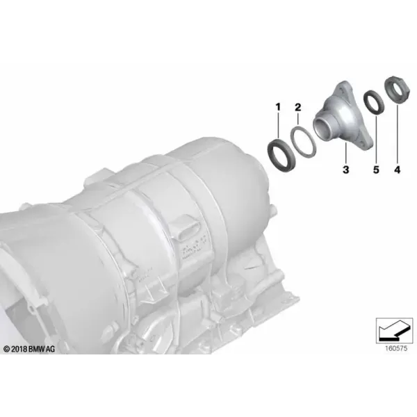 Выходной вал АКПП GA6HP32Z