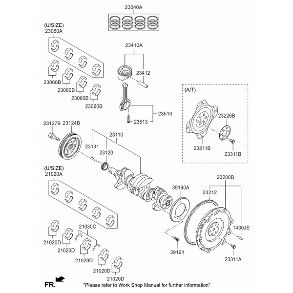 коленвал и пистон
