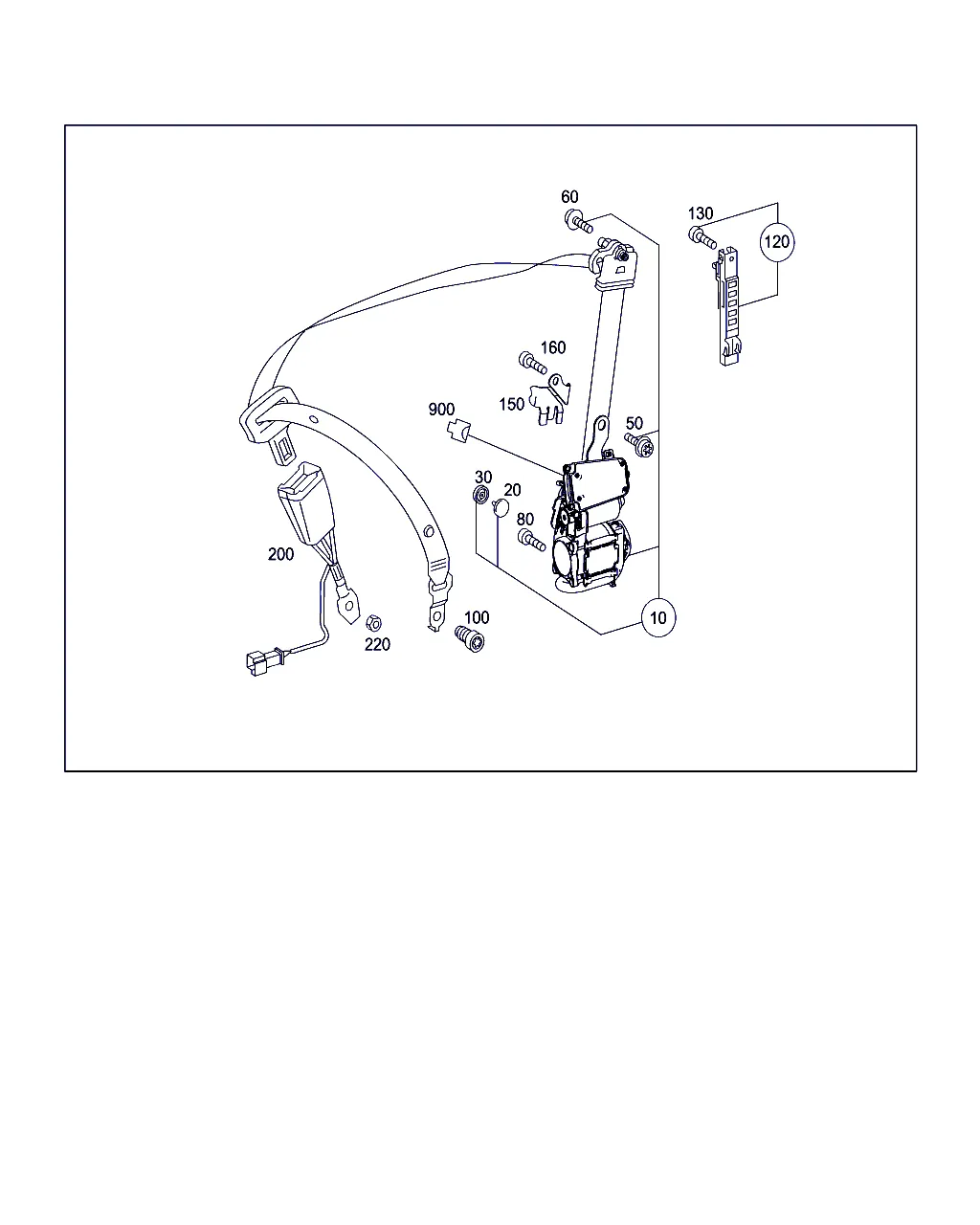 РЕМЕНЬ БЕЗОПАСНОСТИ СИДЕНЬЯ ВОДИТЕЛЯ