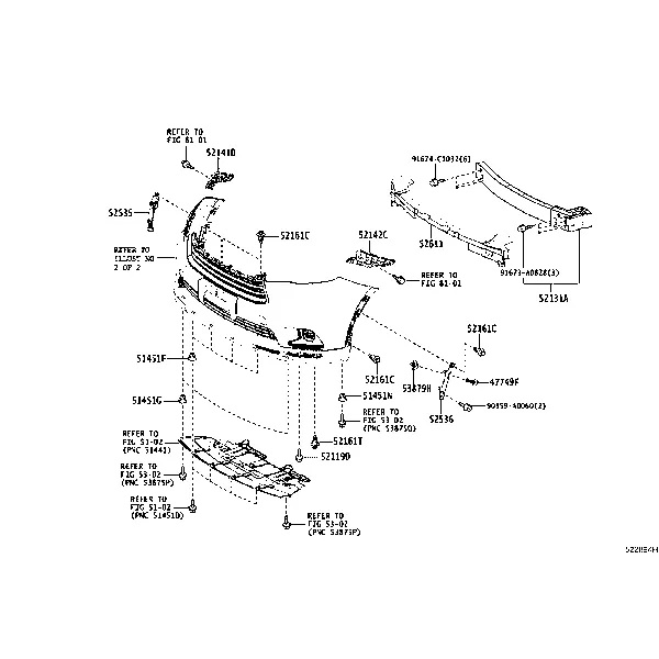 FRONT BUMPER & BUMPER STAY