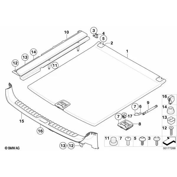 Облицовка пола багажного отделения