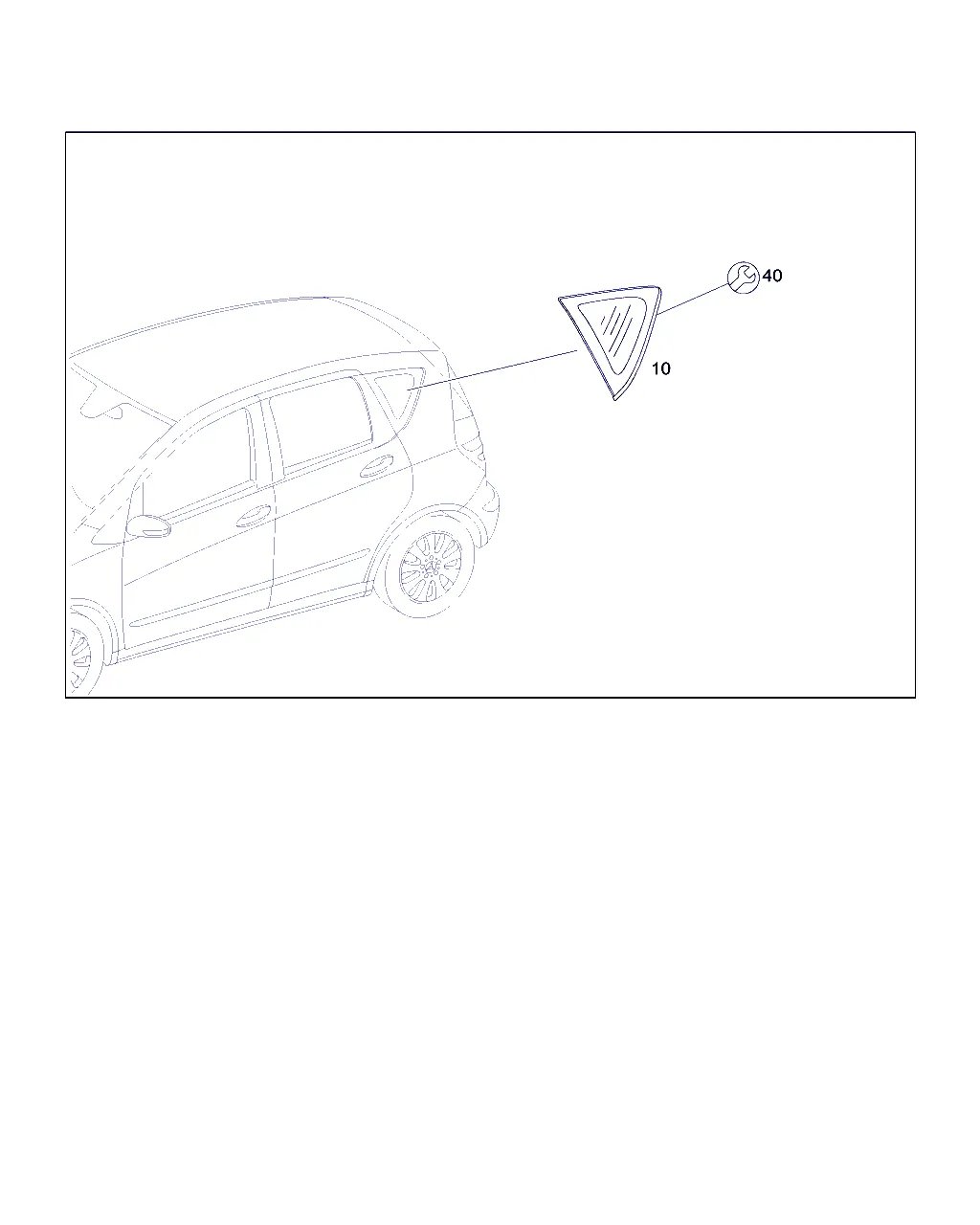 БОКОВОЕ ОКНО ЗАДНЕЙ ЧАСТИ КУЗОВА