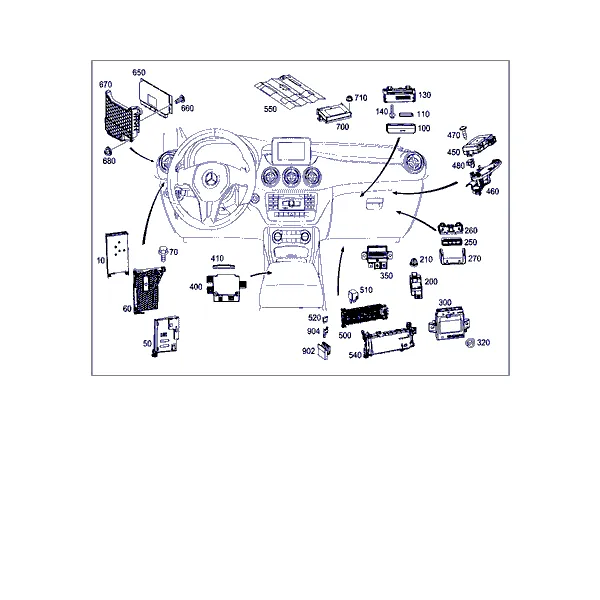 БЛОКИ УПРАВЛЕНИЯ, БЛОКИ ПРЕДОХРАНИТЕЛЕЙ И РЕЛЕ В САЛОНЕ
