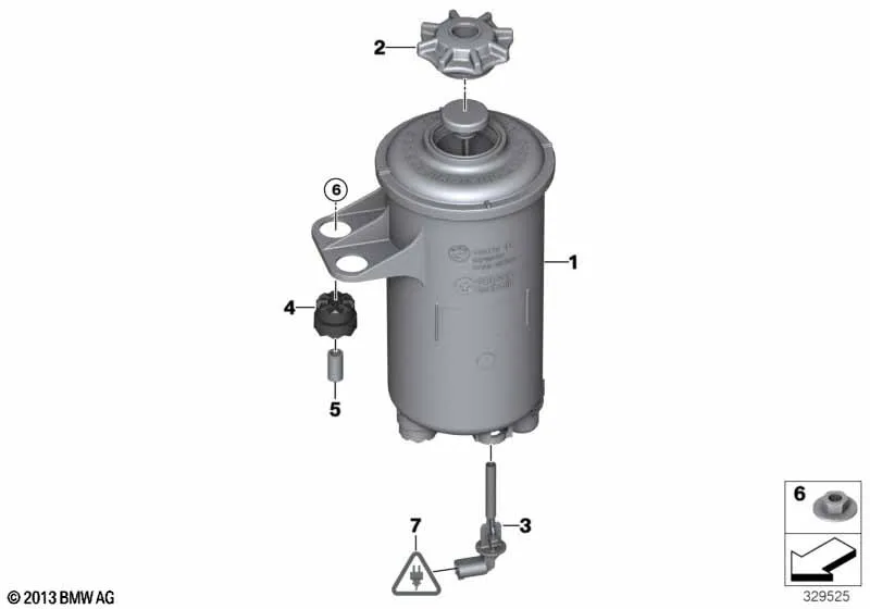 Масляный резервуар/детали