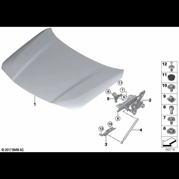 Крышка капота / навесное оборудование