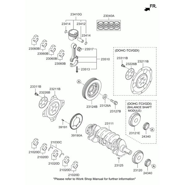 коленвал и пистон
