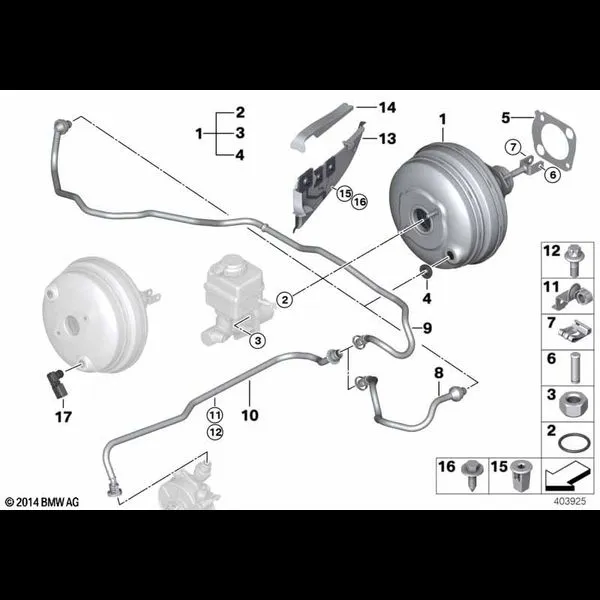 Вакуумный усилитель тормозов