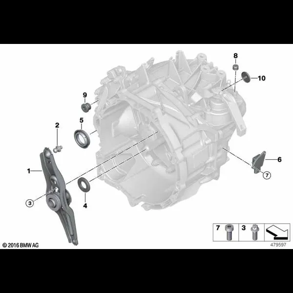 Детали коробки передач GS6-59DG
