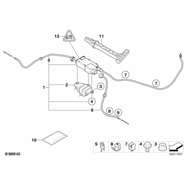 Стояночный тормоз/исполнительный узел