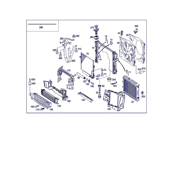 РАДИАТОР, КРЕПЛЕНИЕ И ОБЛИЦОВКА