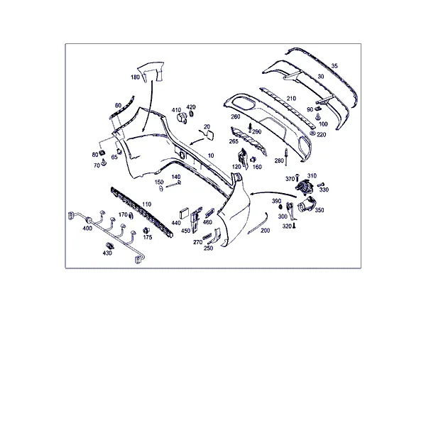 БАМПЕР ЗАДНИЙ