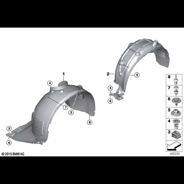 Защитный кожух колесной ниши