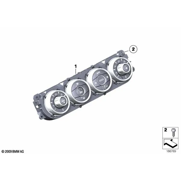 Панель управления автом.сист.кондицион.