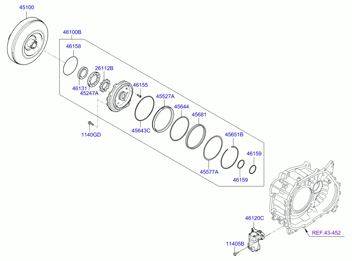 OIL PUMP & TORQUE CONVERTER - AUTOMATIC
