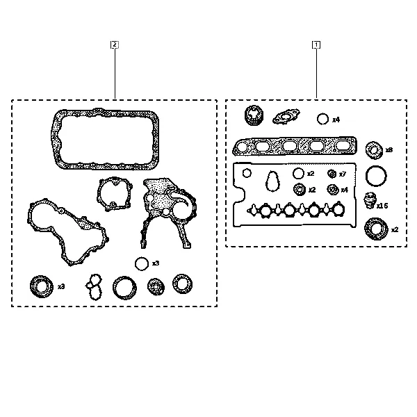 Уплотнения двигателя