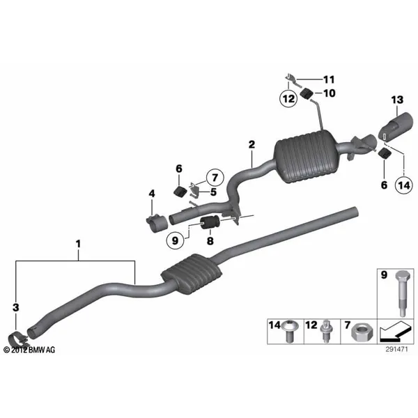 Система выпуска ОГ Зд