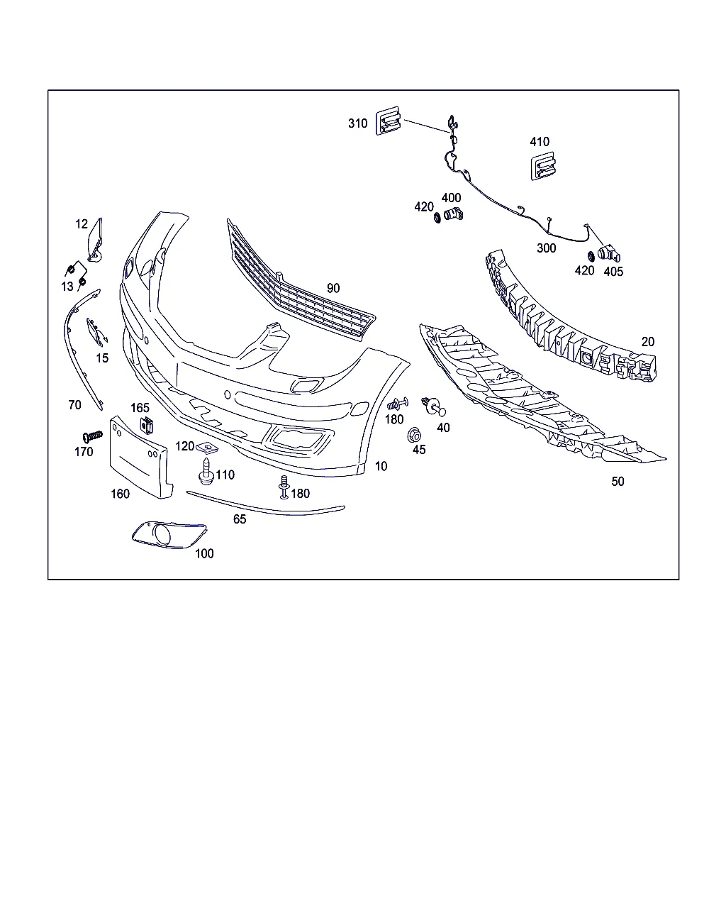 БАМПЕР ПЕРЕДНИЙ