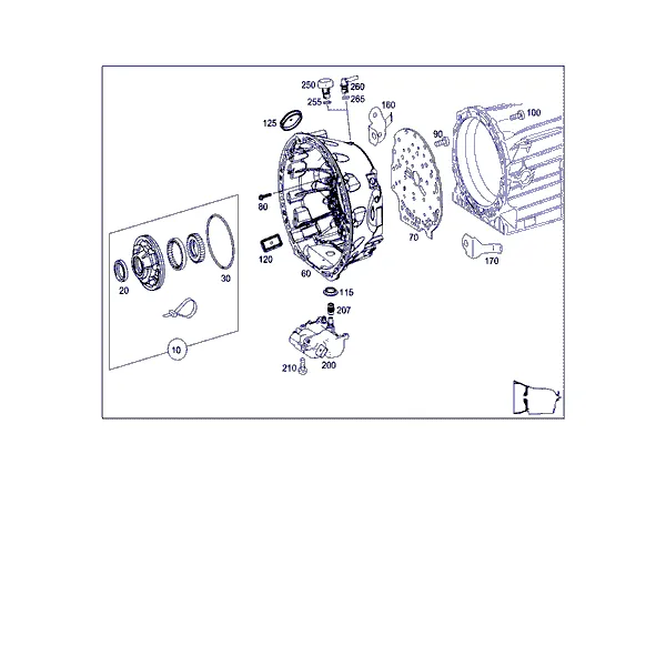 КАРТЕР ГИДРОТРАНСФОРМАТОРА, МАСЛ. НАСОС