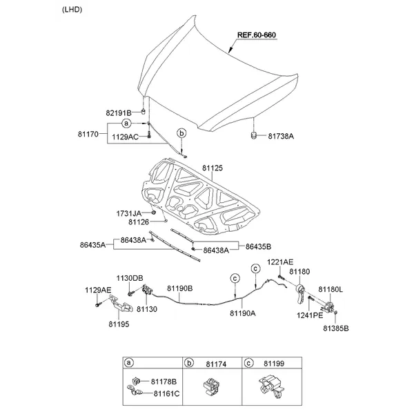 отделка капота