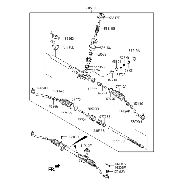 Рулевой механизм рул.упр.с усил.
