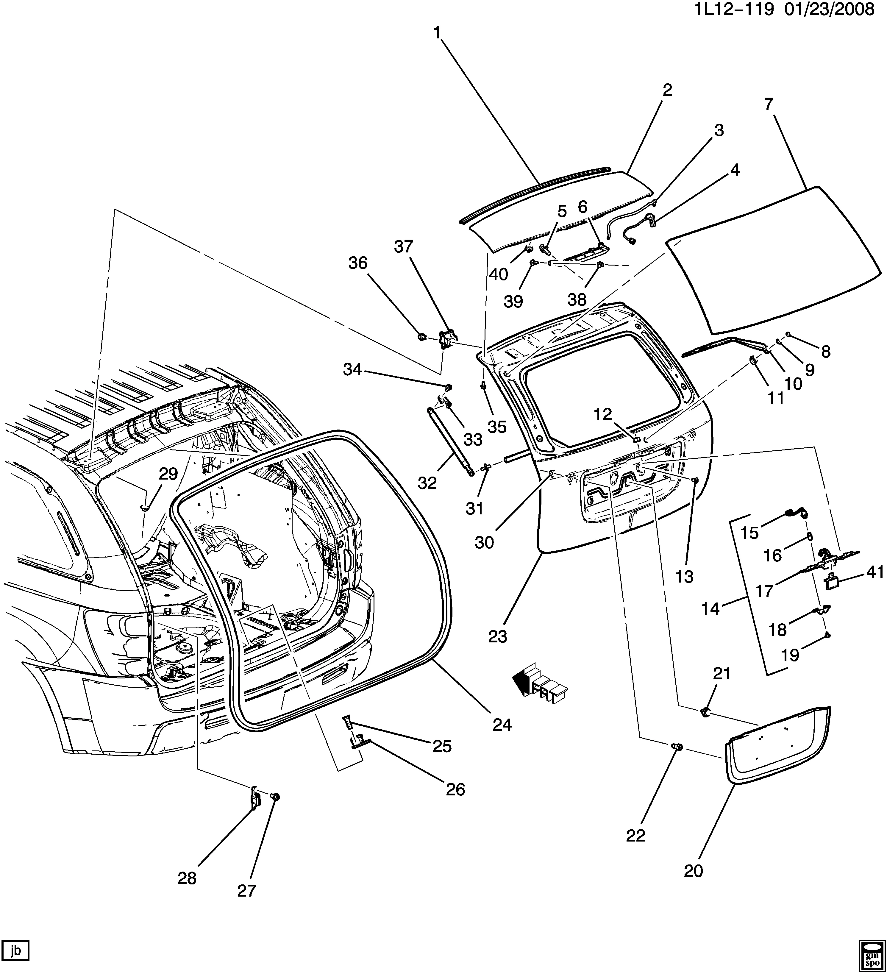 LIFTGATE HARDWARE PART 1