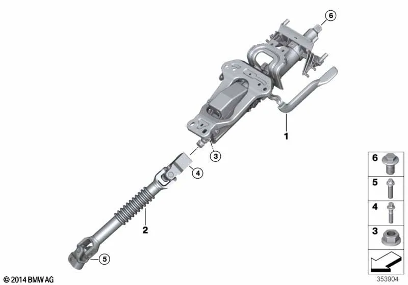 Рулевая колонка с механическим приводом