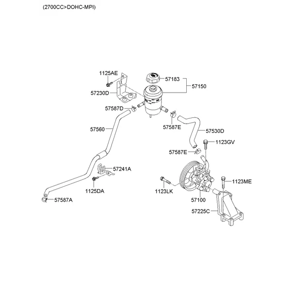 POWER STEERING OIL PUMP; 2