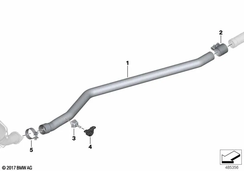 Катализатор/передний доп.глушитель