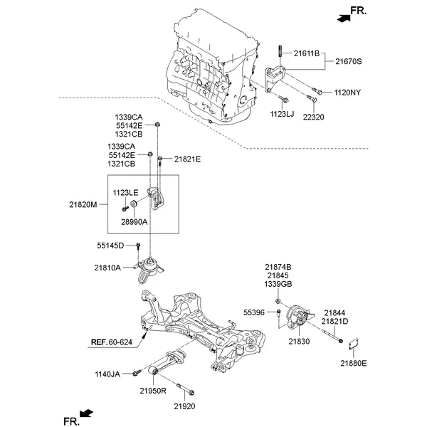 ENGINE & TRANSAXLE MOUNTING