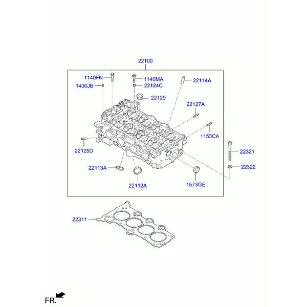 ГОЛОВКА БЛОКА ЦИЛИНДРОВ