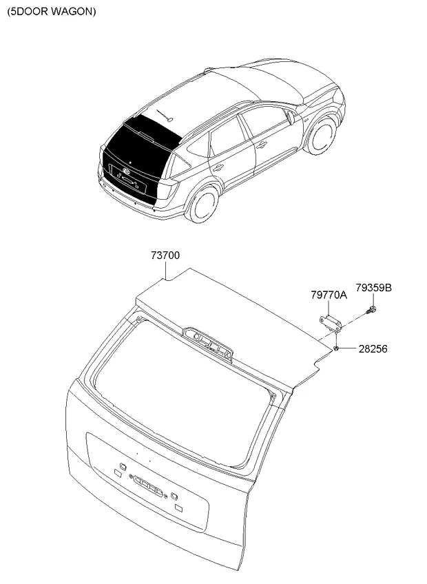 Дверь багажника