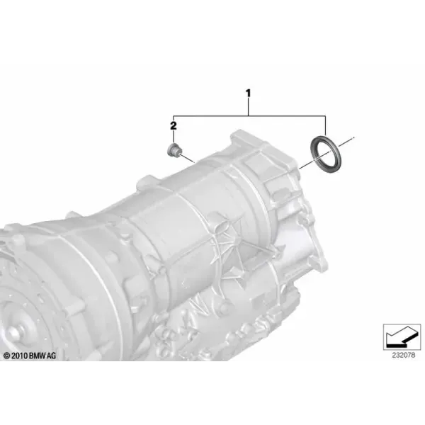 Отбор мощности АКПП GA8HP70Z полного привода