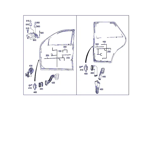 ЖГУТЫ ПРОВОДОВ ДВЕРЕЙ И ЗАЩИТН. РУКАВА