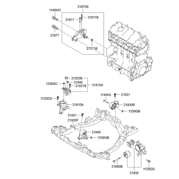 ENGINE & TRANSAXLE MOUNTING
