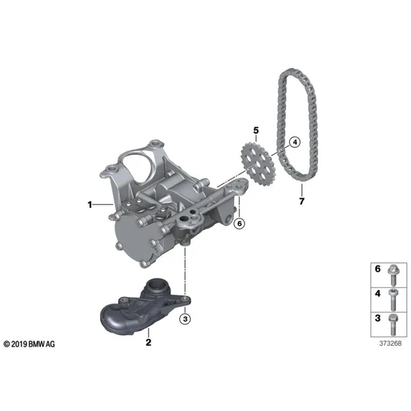 Смазочная система/маслян.насос с прив.