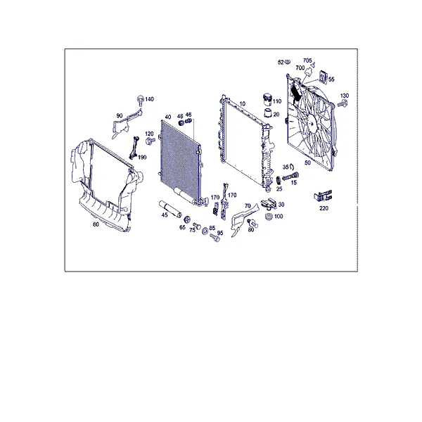 РАДИАТОР, КРЕПЛЕНИЕ И ОБЛИЦОВКА