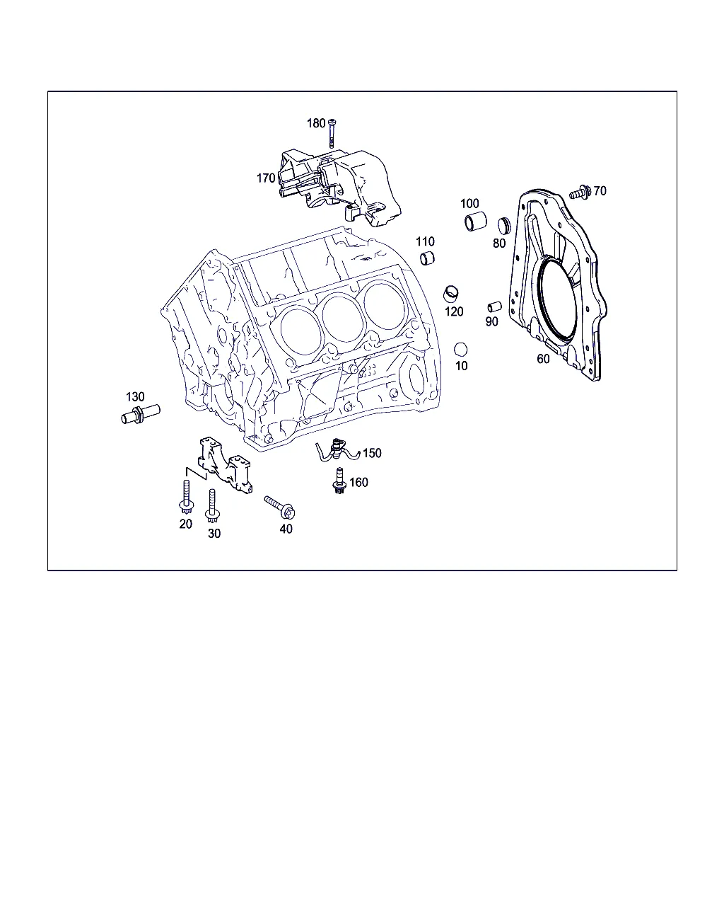 БЛОК ЦИЛИНДРОВ ДВИГАТЕЛЯ