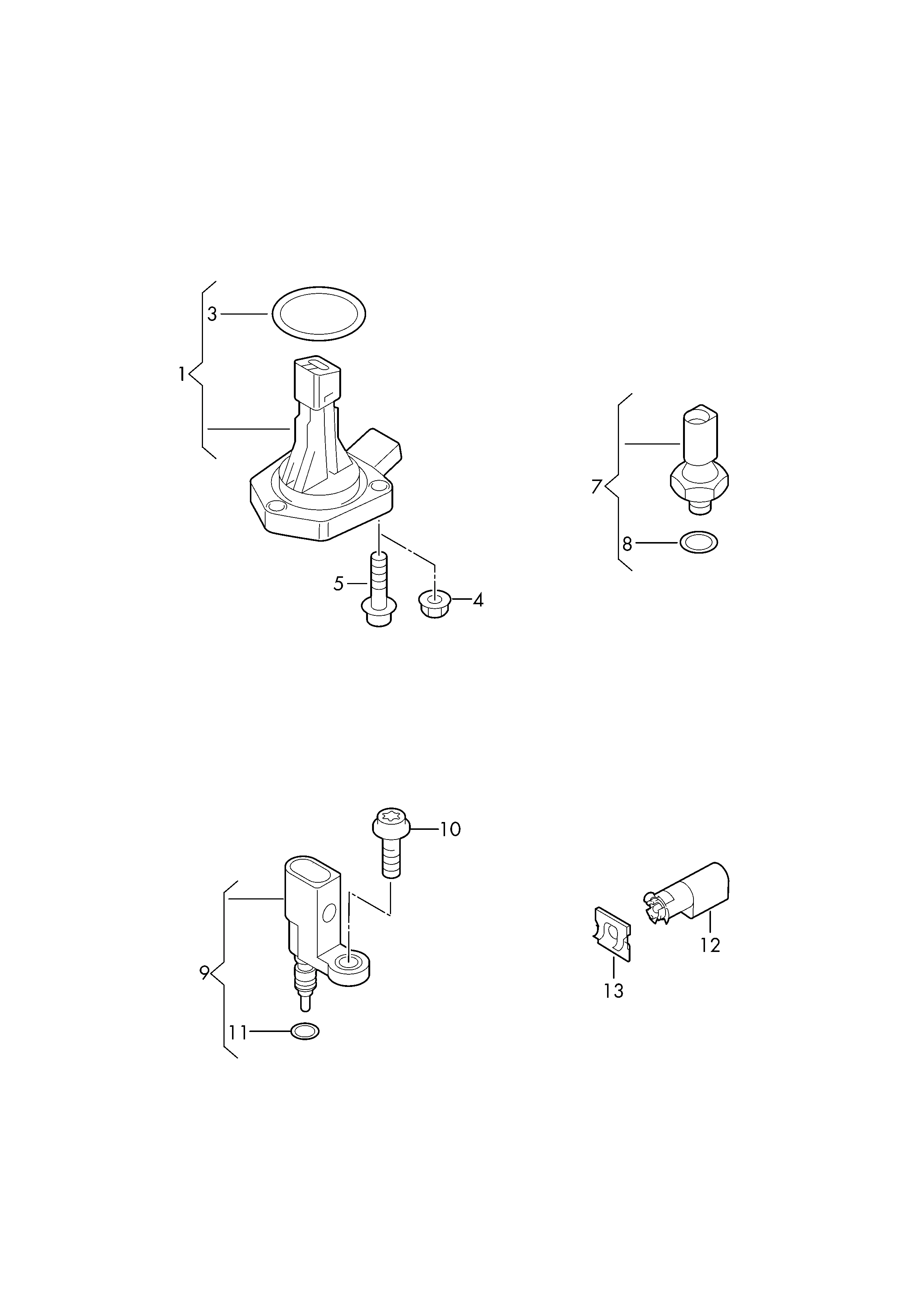 Датчик уровня масла Датчик давления масла Датчик температуры ОЖ
