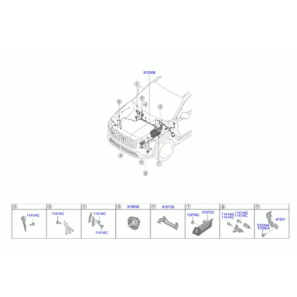 проводка передняя