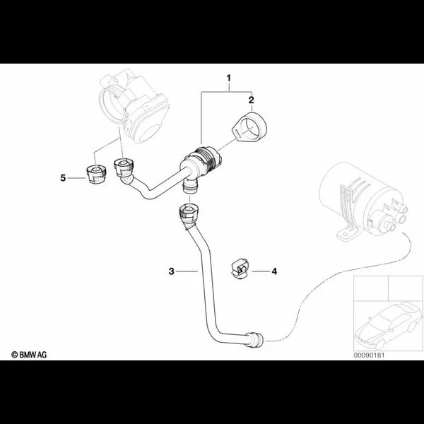 Клапан вентиляции топливного бака