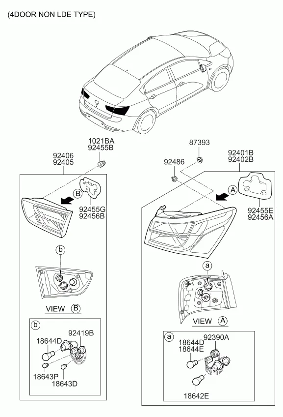задняя фара