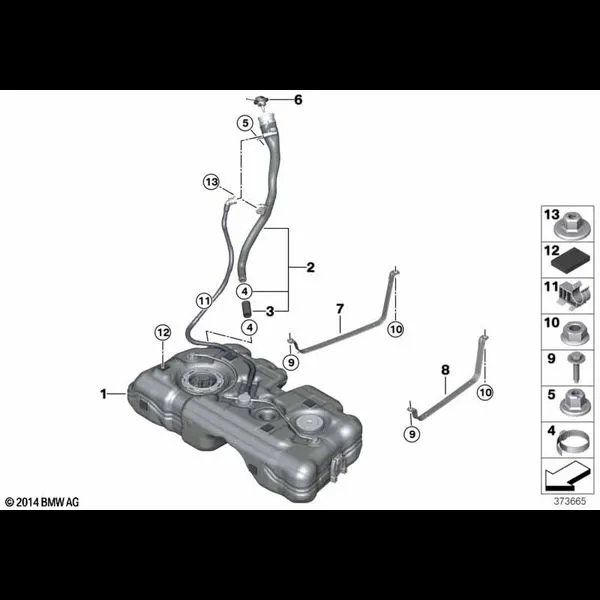 Топливный бак/дополнительные элементы