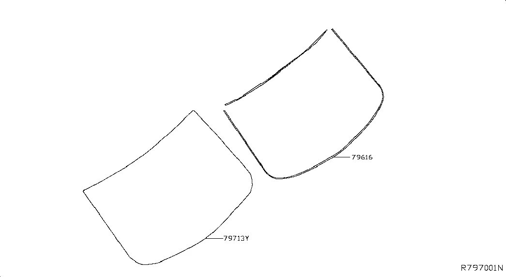 Окно задней двери