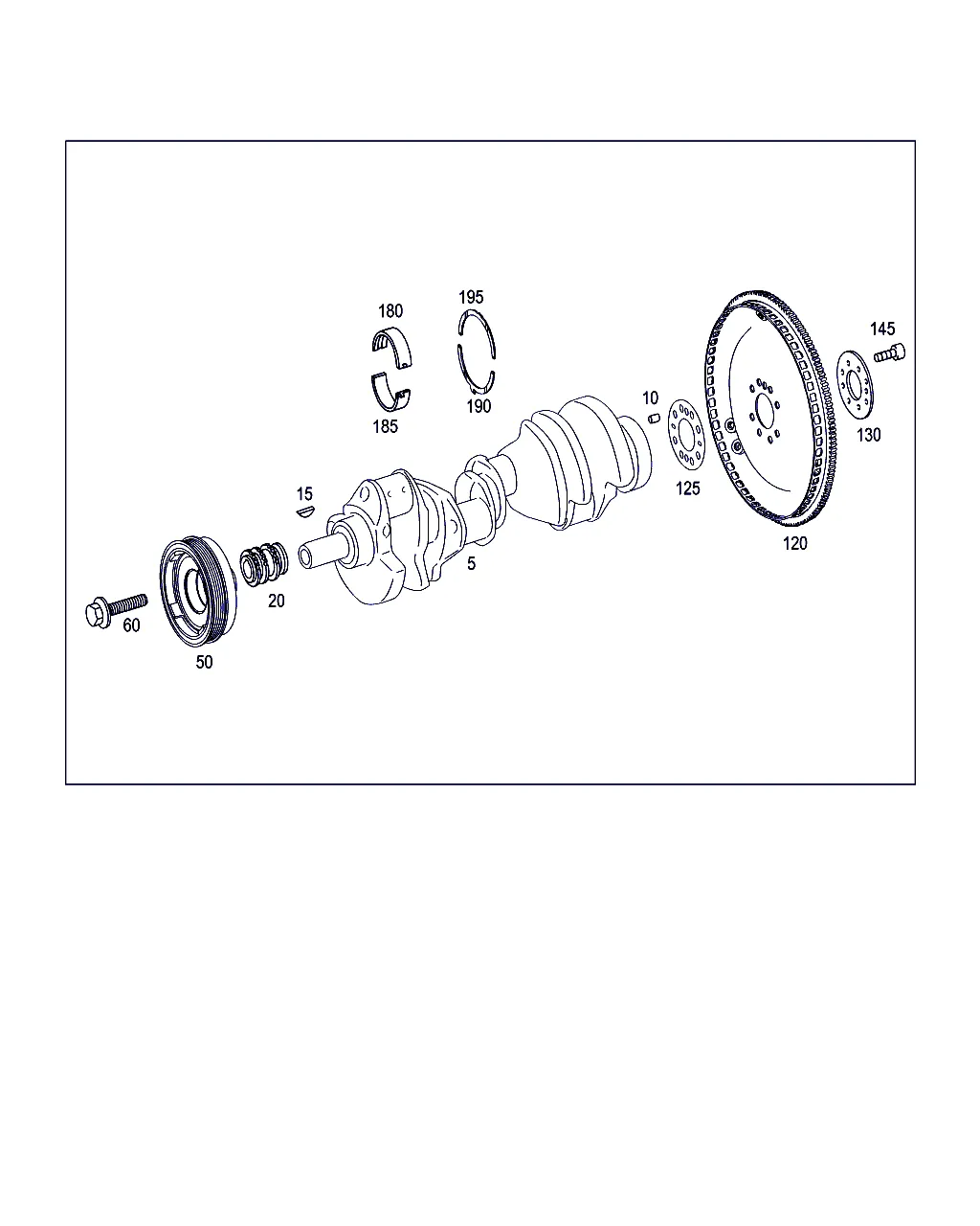 КОЛЕНЧАТЫЙ ВАЛ И МАХОВИК
