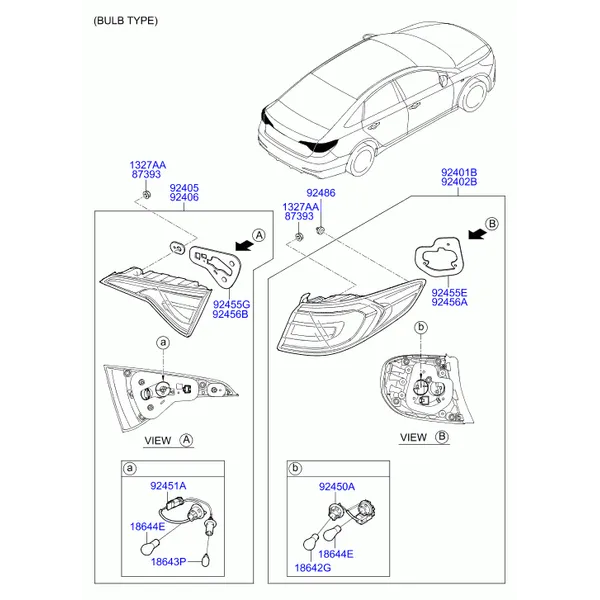 задняя фара