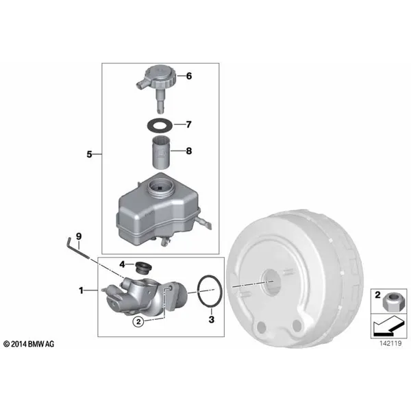 Главный тормозной цилиндр