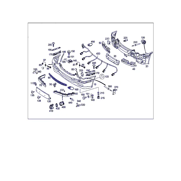 БАМПЕР ПЕРЕДНИЙ