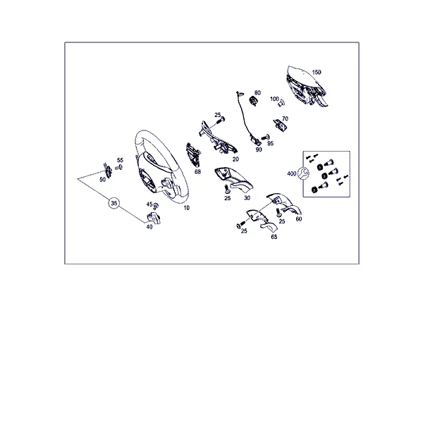 РУЛ. КОЛЕСО И ЗАМОК БЛОКИРОВ. РУЛ. ВАЛА