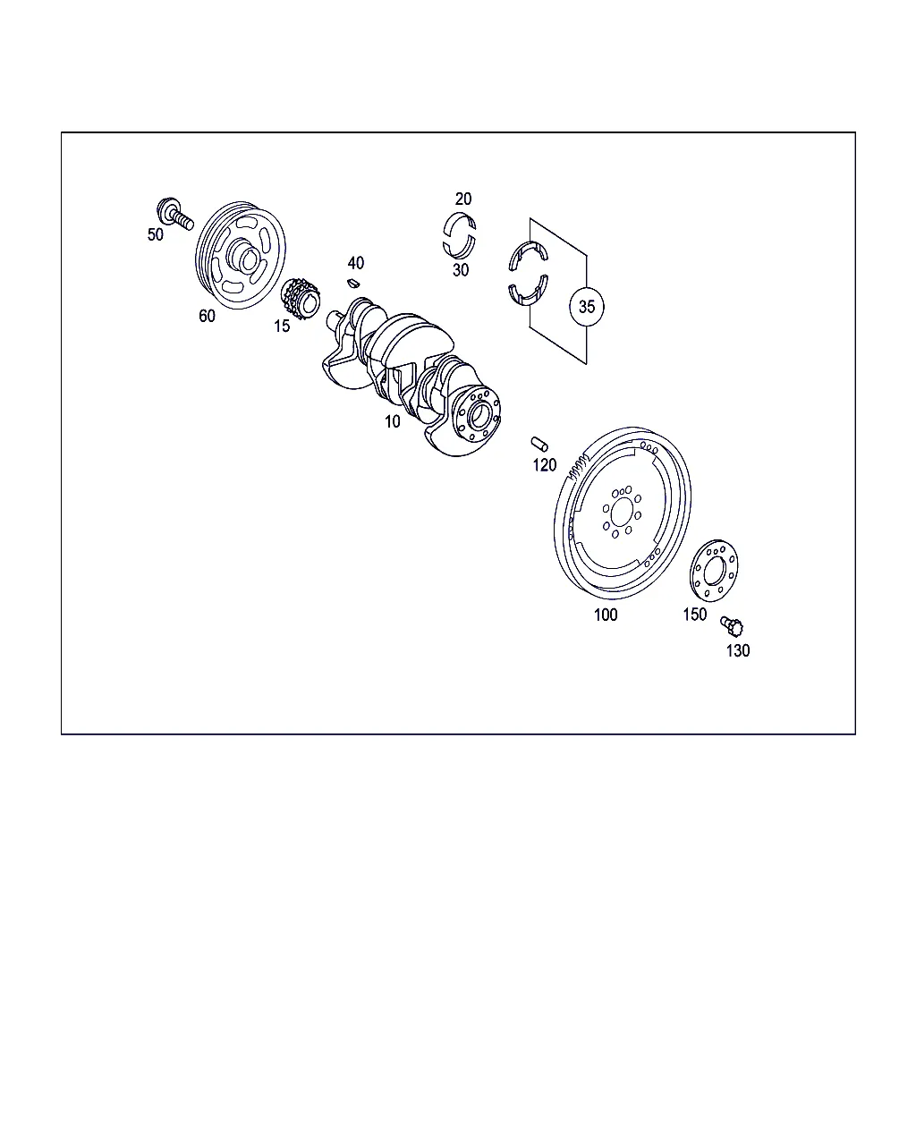 КОЛЕНЧАТЫЙ ВАЛ И МАХОВИК
