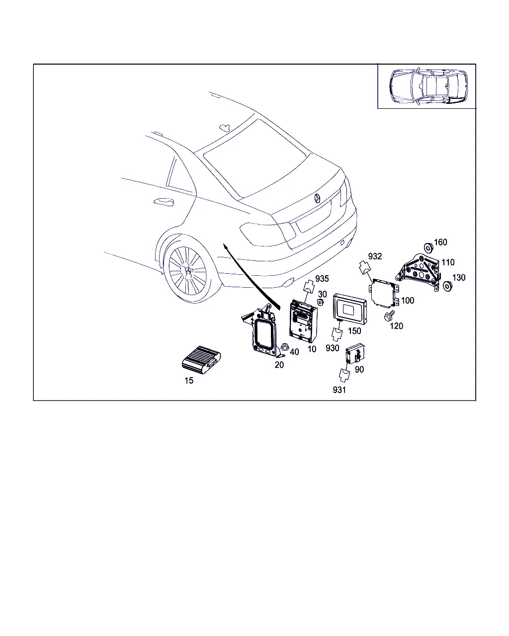 БЛОКИ УПРАВЛЕНИЯ И РЕЛЕ В БАГАЖНИКЕ